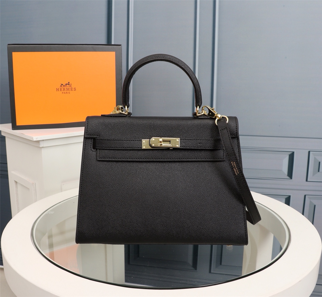 Hermes Kelly Gold Buckle Bag-Epsom - Image 15