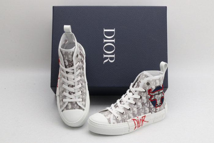 Dior B23 Oblique High Top "Shawn" Shoes - Image 7