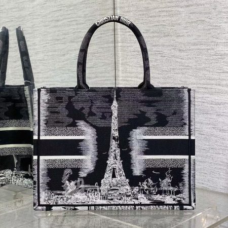Dior Book Tote Paris Medium Bag - Image 8