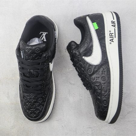 LV x Nike Air Force 1'07 LV8 Low Black/white/LV Monogram - Image 2