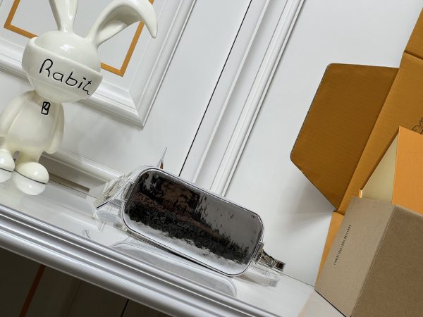 LV Monogram Miroir Alma BB Silver