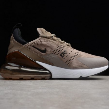 NIKE mens Air Max 270 Sepia Stone Black/ Summit White AH8050-200 - Image 9