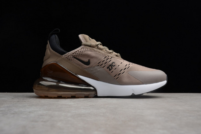 NIKE mens Air Max 270 Sepia Stone Black/ Summit White AH8050-200 - Image 9
