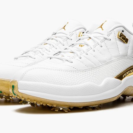 JORDAN XII G NRG M22 "Jordan 12 Golf - White Metallic" - Image 3
