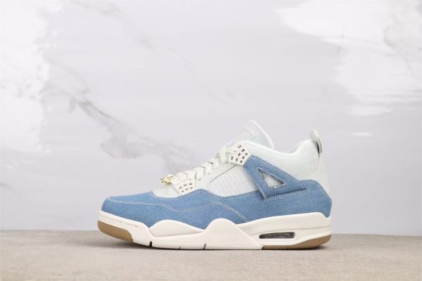 AIR JORDAN 4 Sneakers Denim "Worn Blue" IB6716-100