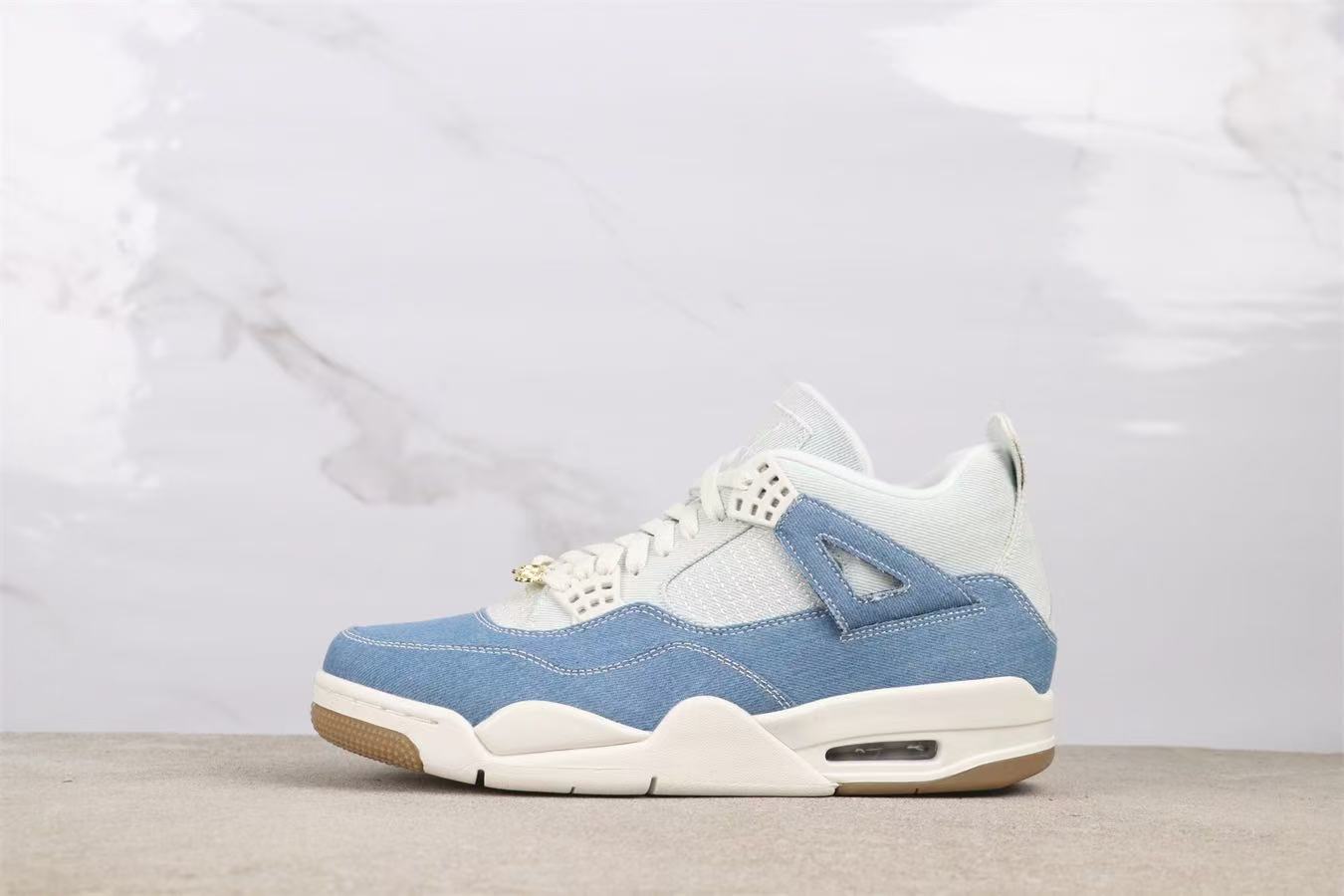AIR JORDAN 4 Sneakers Denim "Worn Blue" IB6716-100 - Image 8