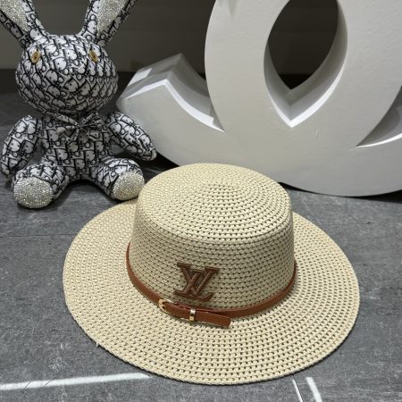 LV Flat-Top Straw Ha - Image 5