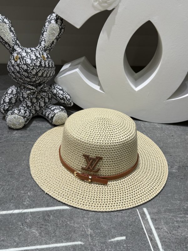 LV Flat-Top Straw Ha