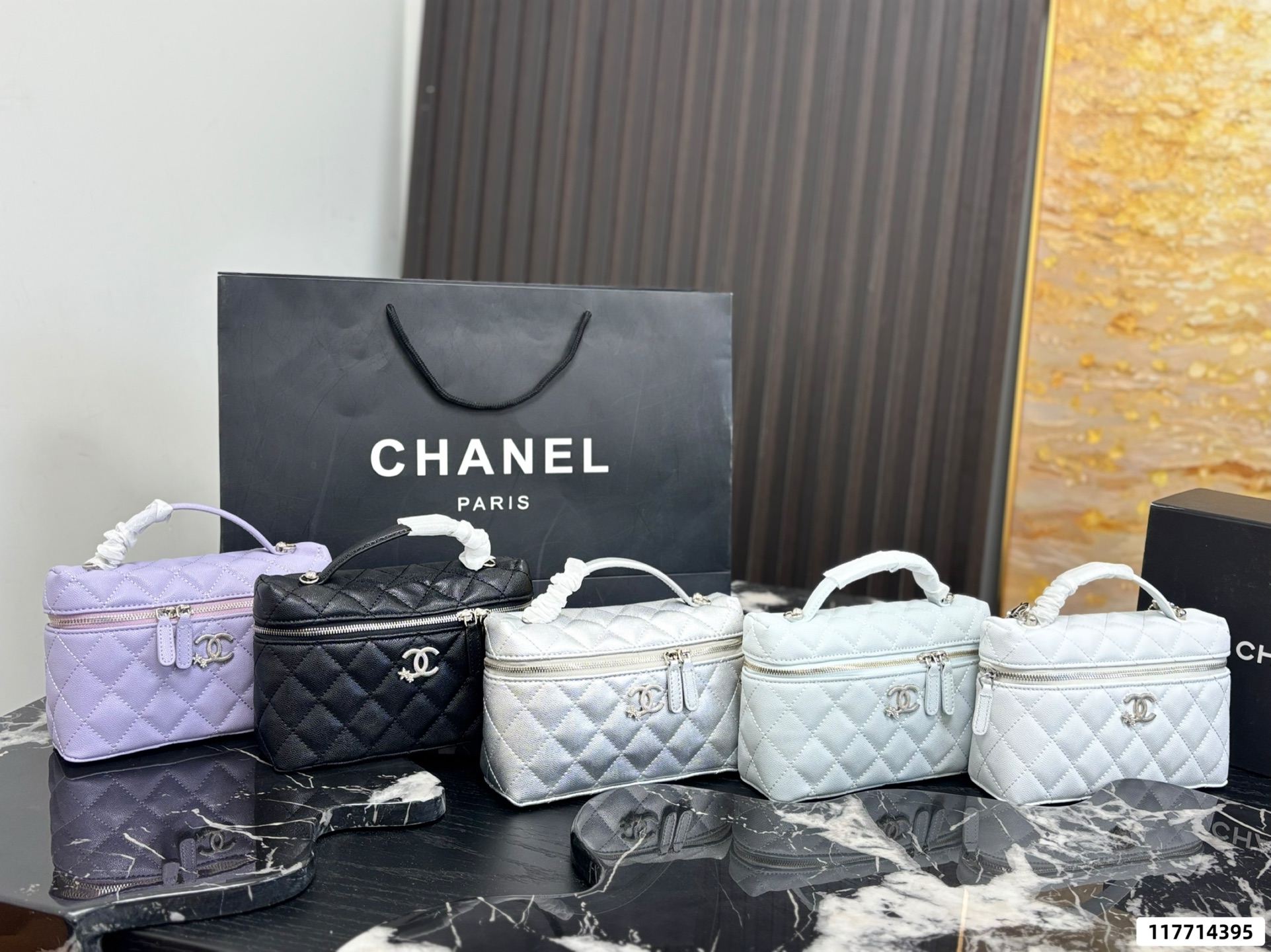Chanel Vanity with chain Bag - Image 1