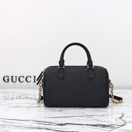 Gucci GG Emblem Medium Boston Black - Image 2