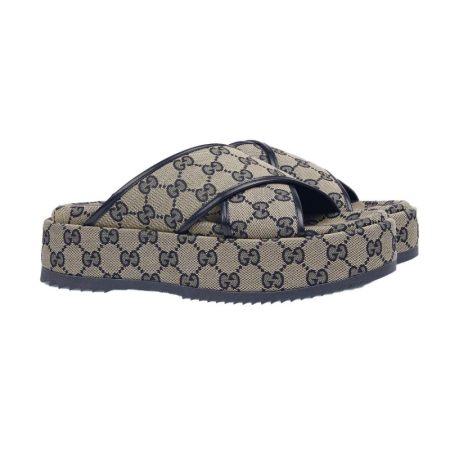 Gucci Platform Slide Sandals 623212 - Image 11