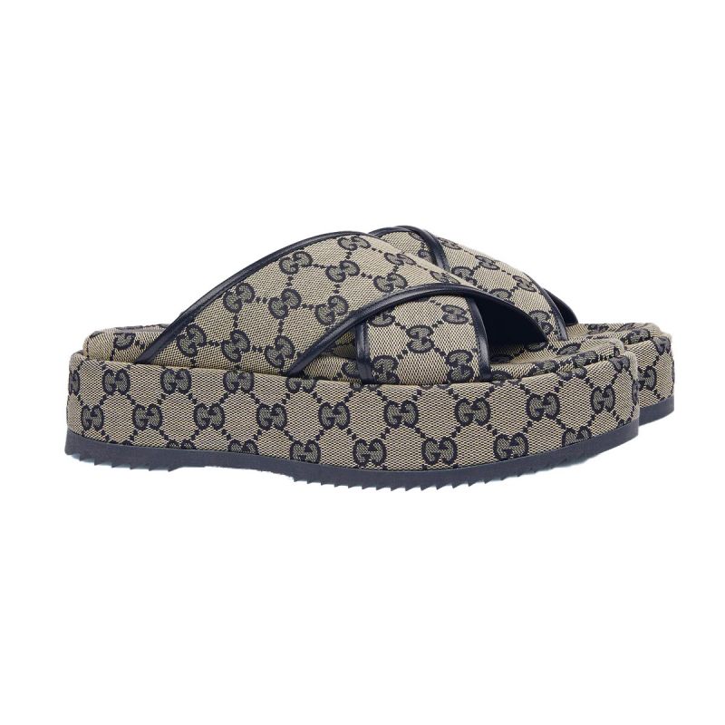 Gucci Platform Slide Sandals 623212 - Image 11