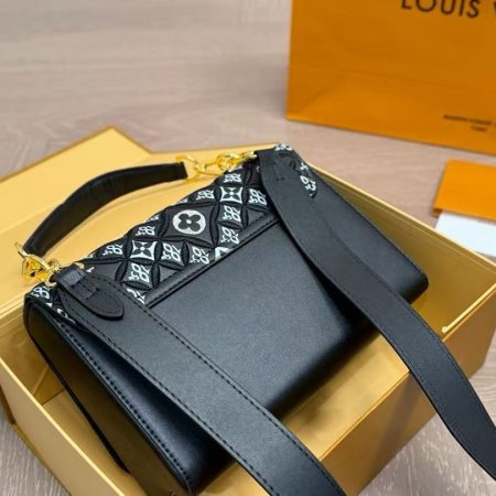 LV Calfskin Since 1854 Embroidered Twist MM - Image 13