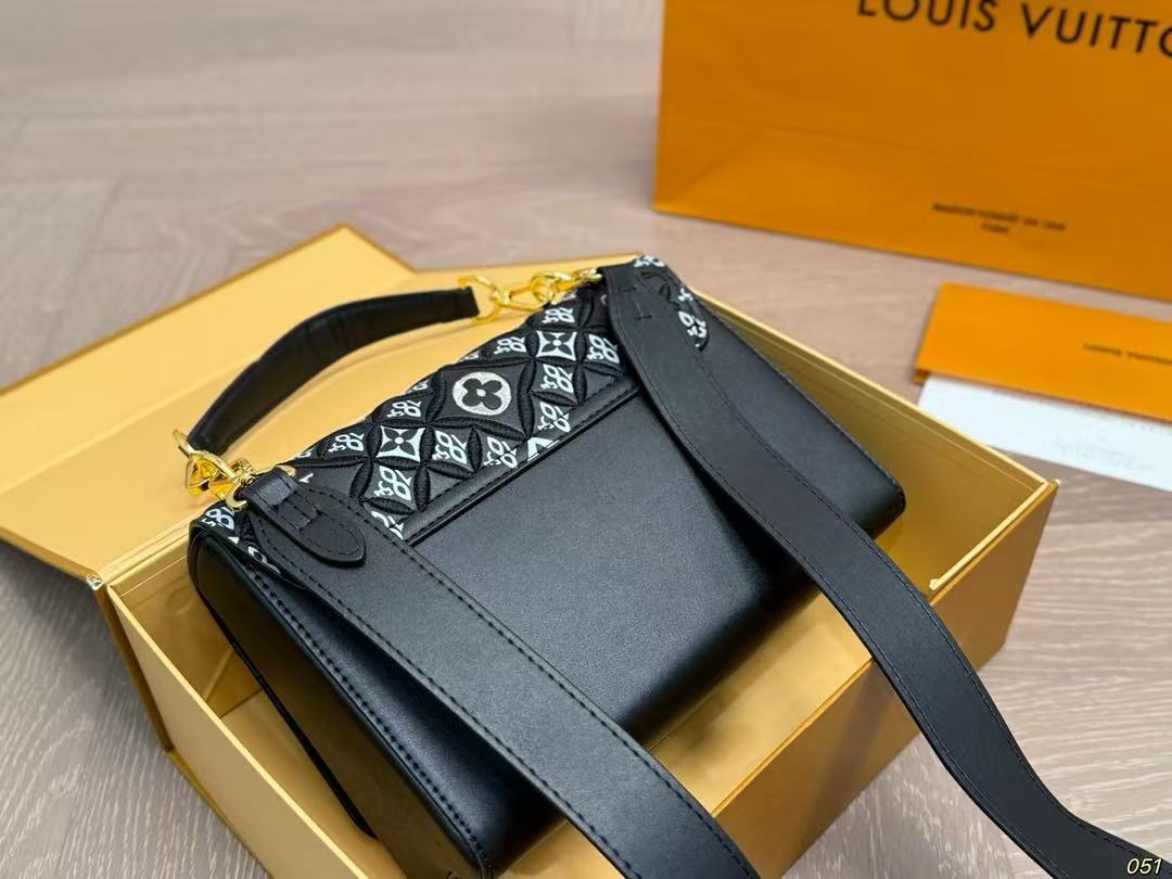 LV Calfskin Since 1854 Embroidered Twist MM - Image 13