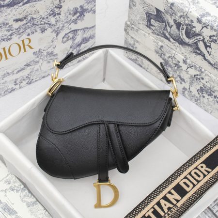 Dior Mini&Small Saddle Bag Grained Calfskin - Image 7