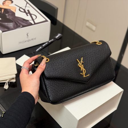Saint Laurent Large Calypso Shoulder Bag - Image 1