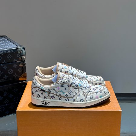 LV X Nike Co-Branded Casual Men's Sneakers - Image 4