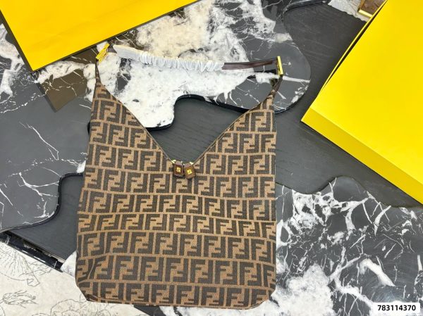 Fendi V-shaped Tote Bag