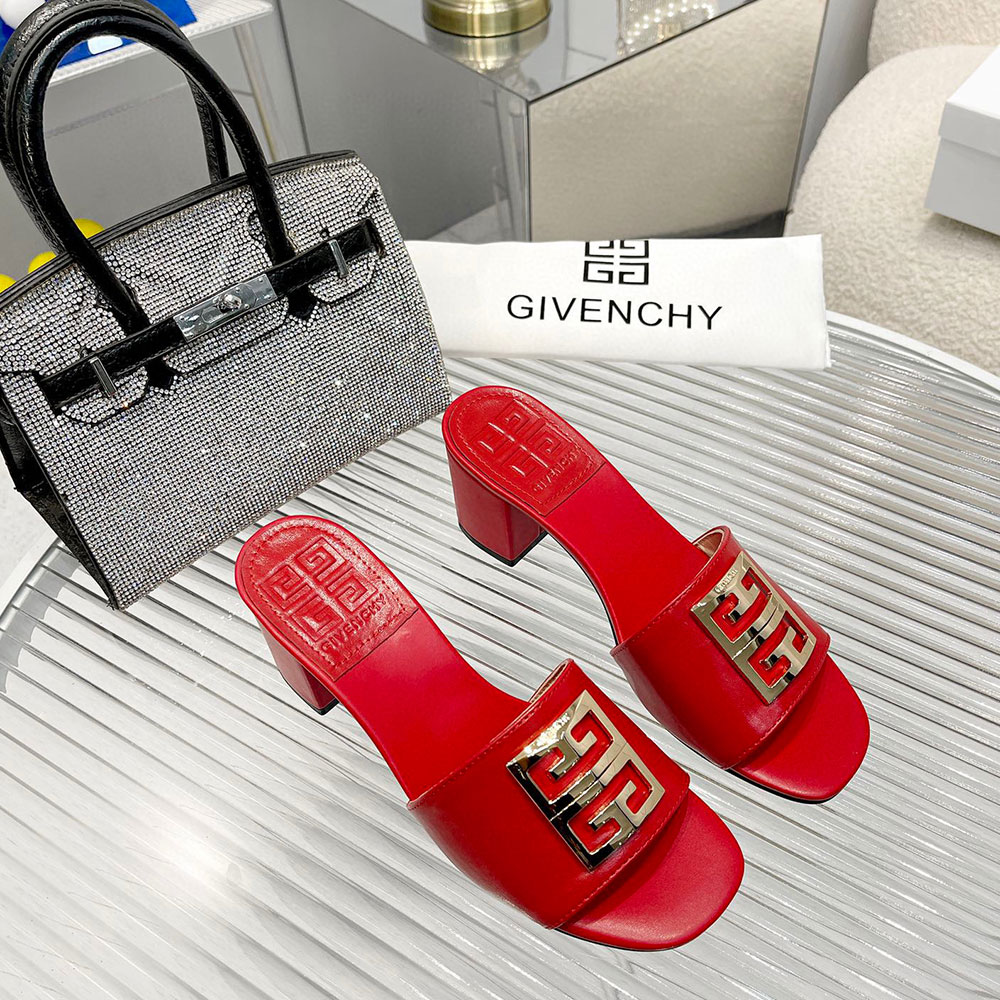 Givenchy Leather Fashion Muggles  Slide Sandal - Image 2