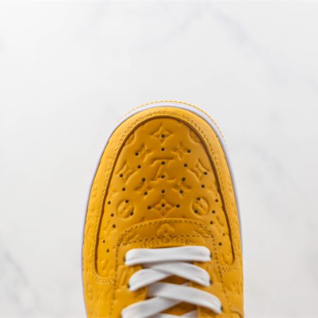 LV x Nike Air Force 1'07 LV8 Low Yellow/white/LV Monogram - Image 4