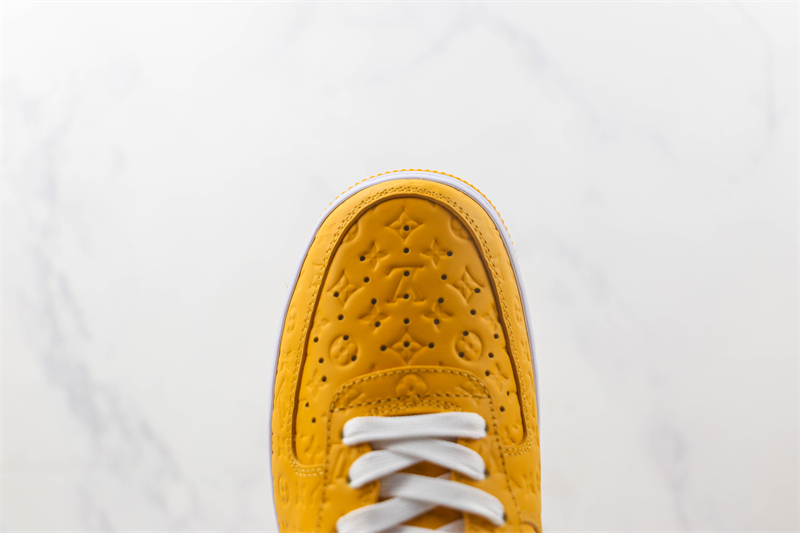 LV x Nike Air Force 1'07 LV8 Low Yellow/white/LV Monogram - Image 4