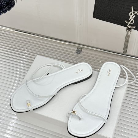 Celine Open-Toe Flat Sandals - Image 8