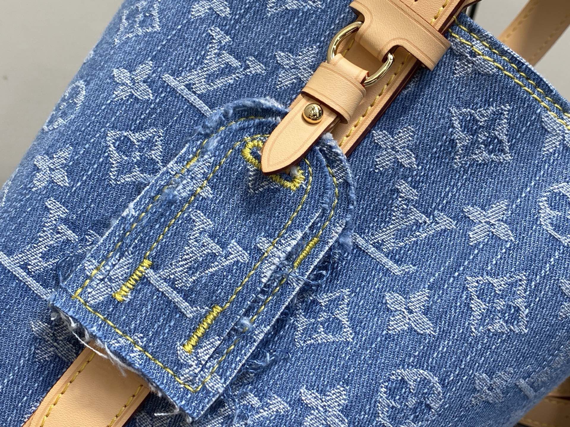 LV All In BB Monogram Denim Bag - Image 7
