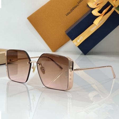 LV Lrregular Metal Frame Sunglasses Top Quality - Image 2