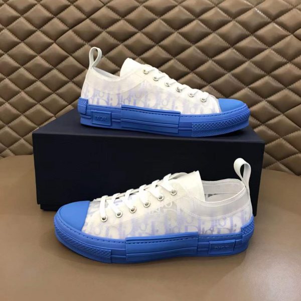 Dior B23 2022 New Style Low Top Logo Oblique Canvas 03