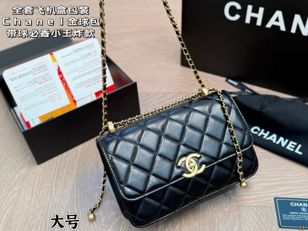CHANEL Calfskin Quilted Mini Perfect Fit Flap Black