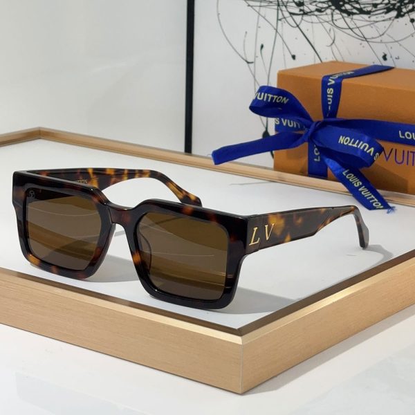 LV Mirror leg Logo sunglasses Top quality