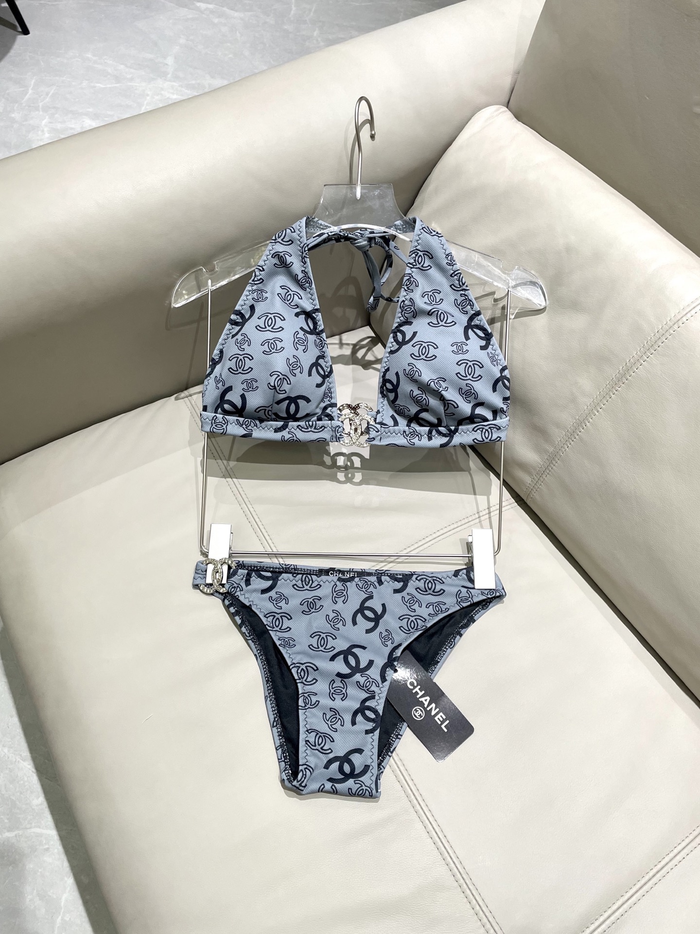 Chanel Two-Piece Swimsuit Swimwear - Image 6