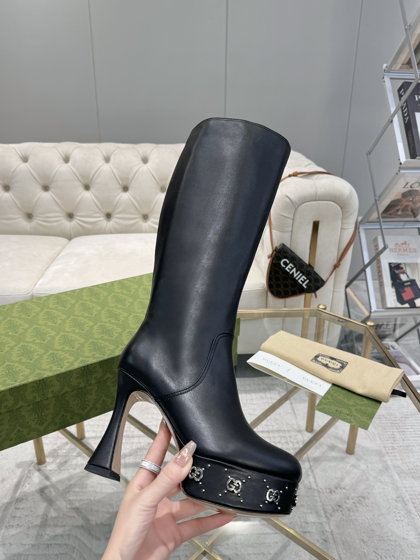Cucci Runway Boots - Image 5