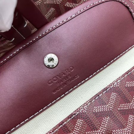 Goyard Saint Louis Bag Burgundy - Image 8