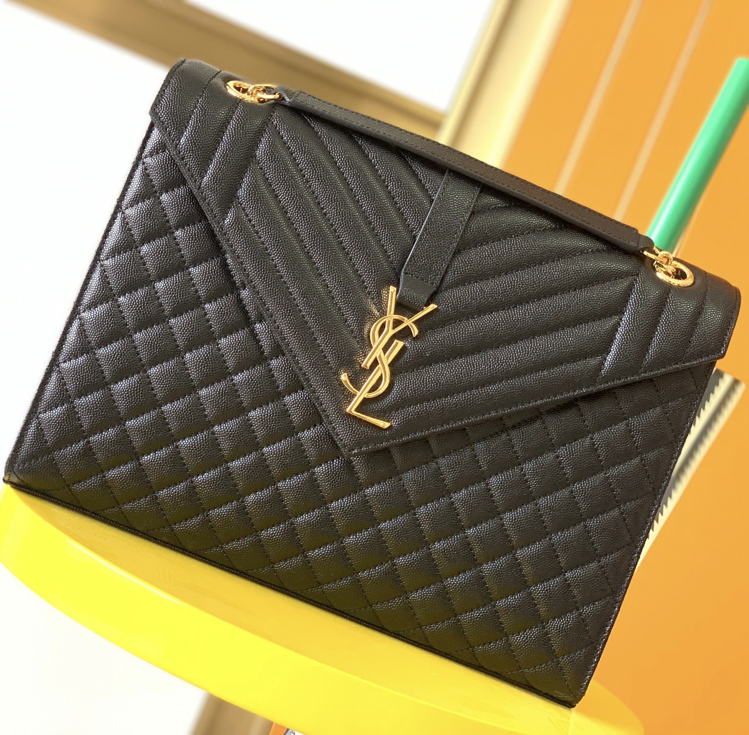 SAINT LAURENT YSL Envelope Shouder Bag Large - Image 3
