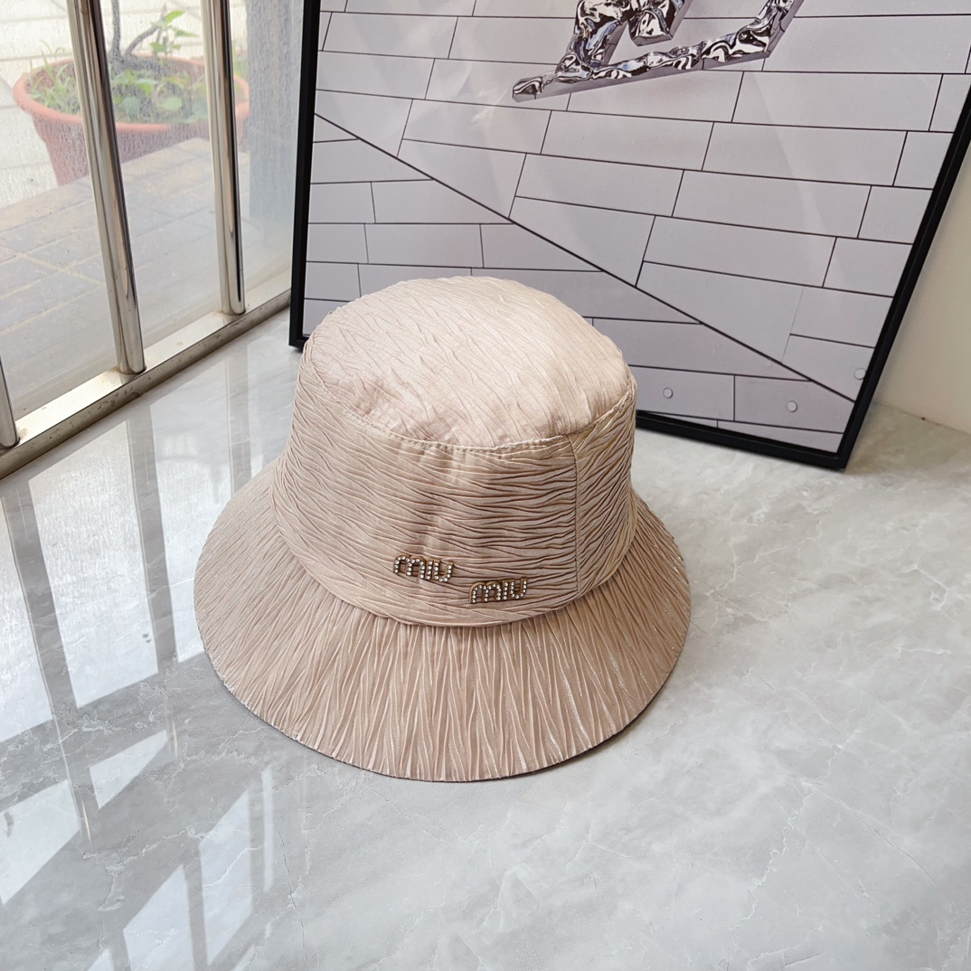 Miu Miu Textured Fisherman's Hat  Sunhat - Image 1