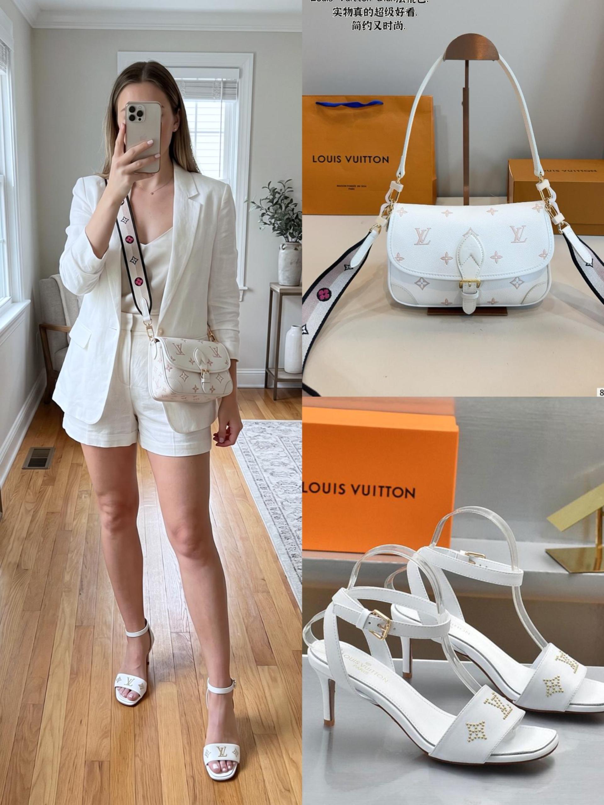 LV Shoes & Bag Set - Image 1