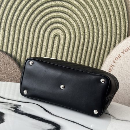 Chanel Vintage Black Cambon Ohanel Tote Bag - Image 4