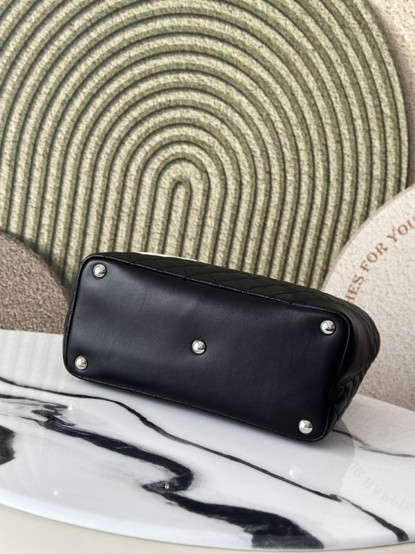 Chanel Vintage Black Cambon Ohanel Tote Bag