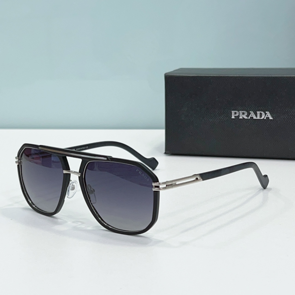 Prada Metal-Mechanical Wind  sunglasses Top quality