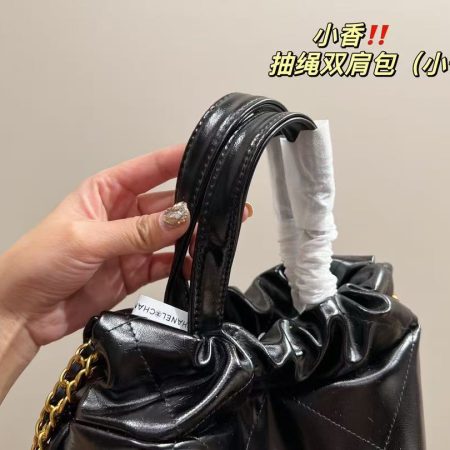 Chanel 23P Black Beaute Backpack 22 Mini Bag - Image 4