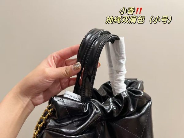 Chanel 23P Black Beaute Backpack 22 Mini Bag