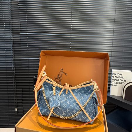 LV Carryall Cargo PM Monogram Denim Bag - Image 5
