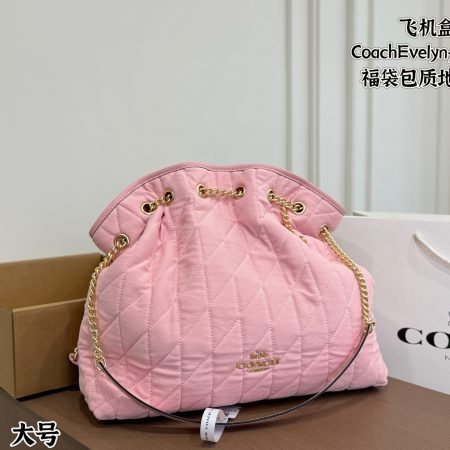 Coach Evelyn Denim Lucky Bag - Image 4