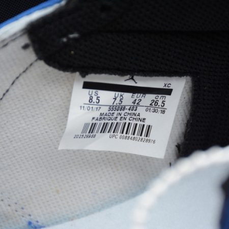 AIR JORDAN 1 OG Game Royal blue 555088-403 - Image 5