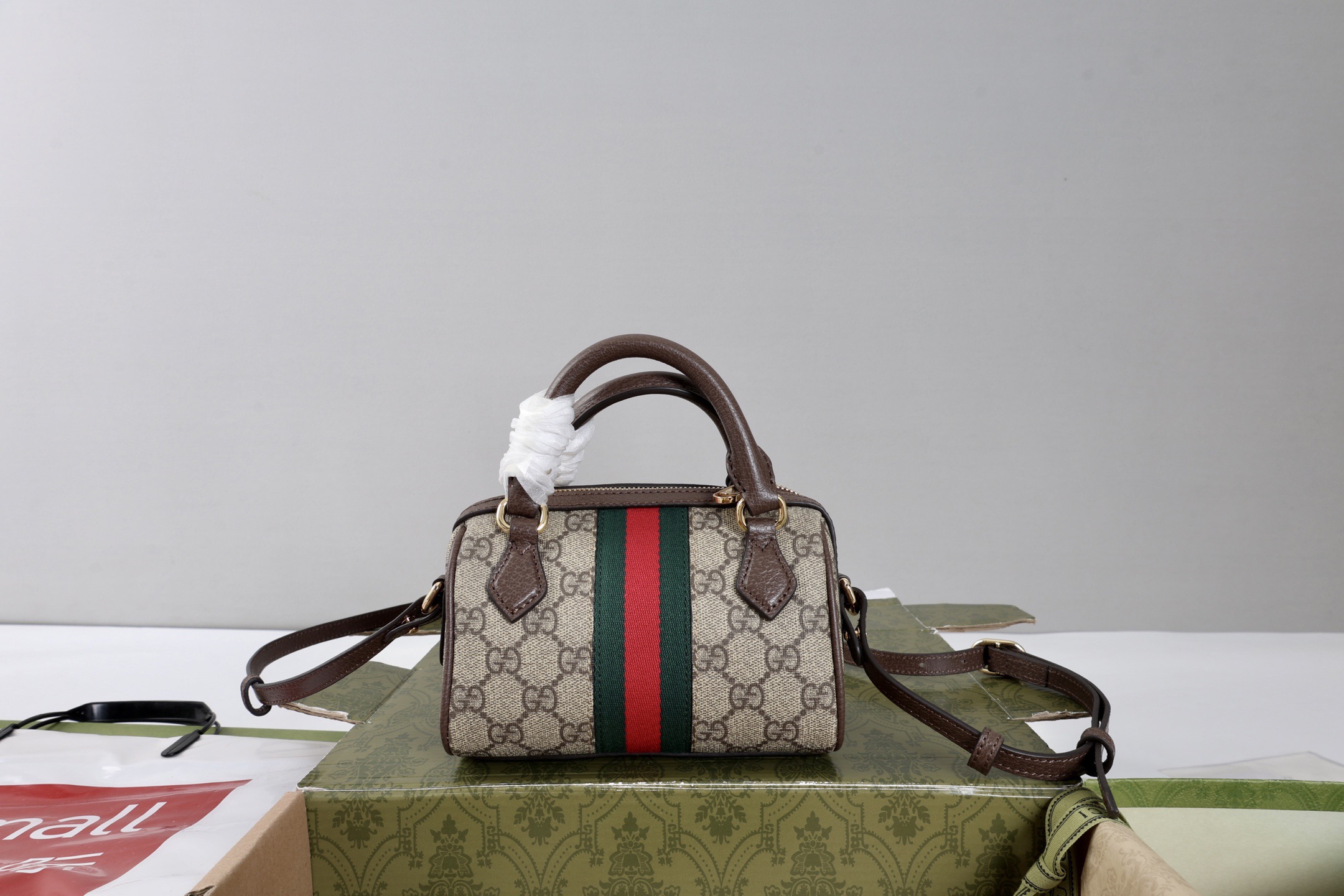 Gucci Ophidia Mini Boston Bag - Image 2