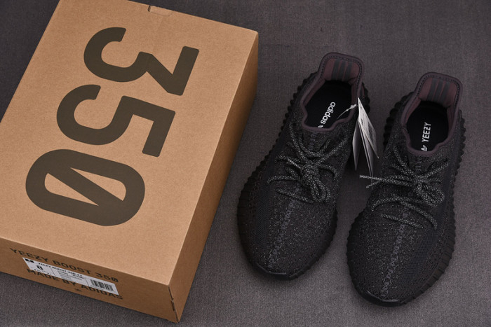 Yeezy Boost 350 V2 BLACK REFLECTIVE FU9007 - Image 13