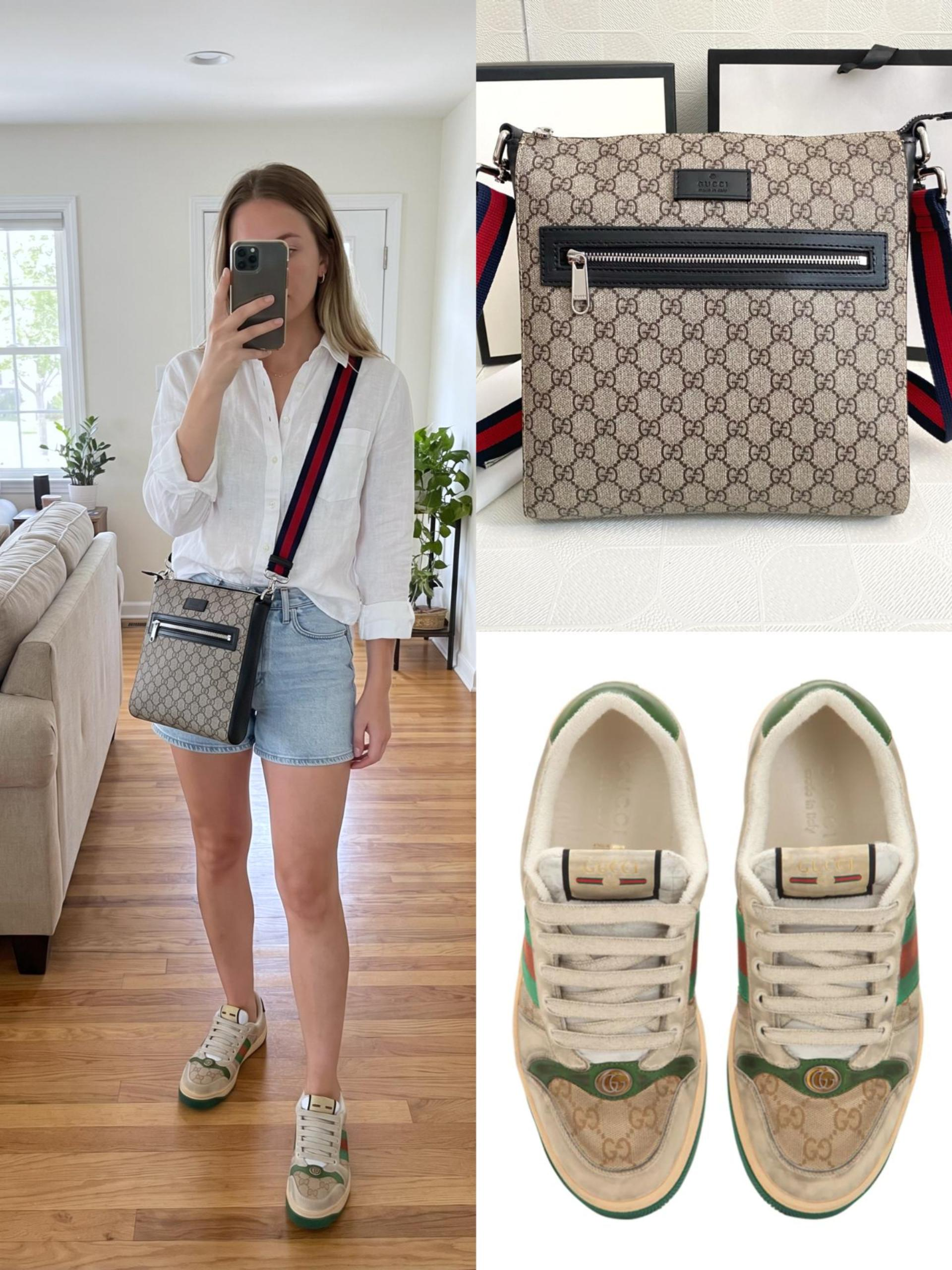Gucci Shoes & Bag Set - Image 1