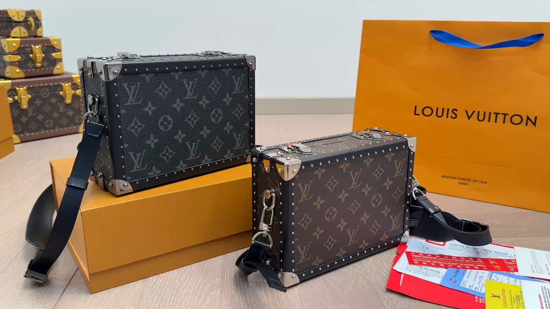 LV Clutch Box Hard Case - Image 1