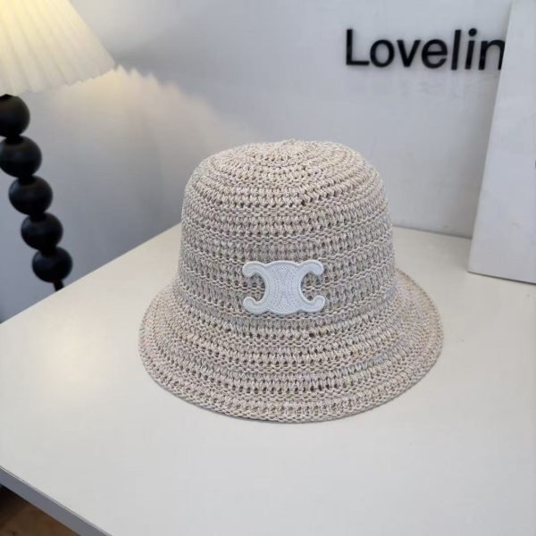 Céline Knitted Boater Hat